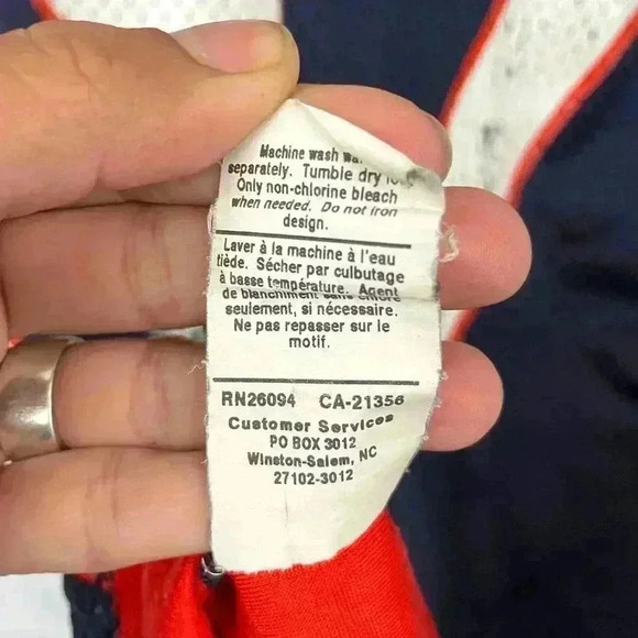 VTG Champion Denver Broncos McCaffrey NFL Football Jersey LARGE Youth #87 - Picture 6 of 12